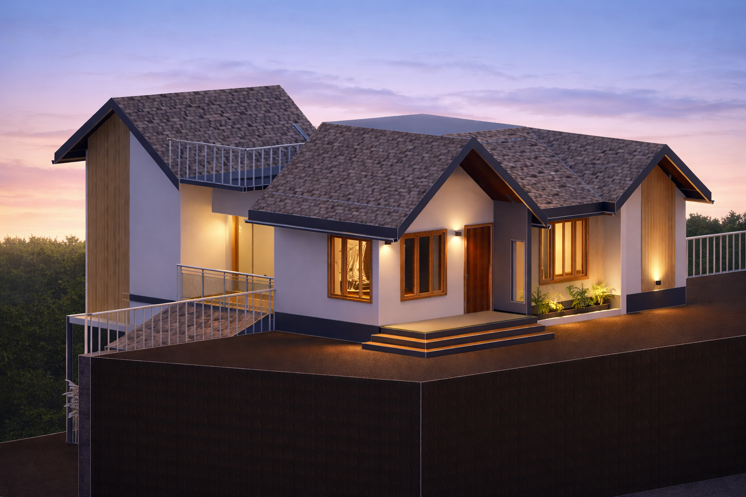 Split Level Dual Residence